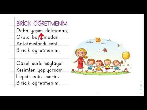 Öğretmen ile ilgili Şiirler/Biricik Öğretmenim Şiiri