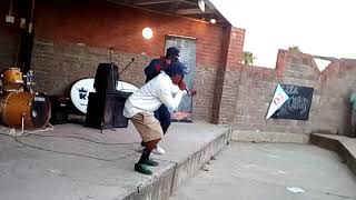Kweriez performing 'MNIKE' live at The Mdantsane Art Centre