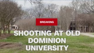 Shooting rocks Old Dominion University campus in Virginia