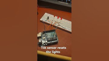 Arduino tilt sensor system