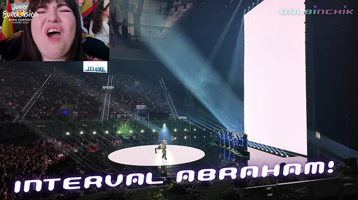 Abraham Mateo - Maniaca (Live Show) | Junior Eurovision 2024 Interval | LIVE REACTION