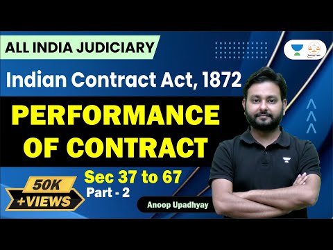 Indian contract Act, 1872 | Performance of Contract (sec. 37 to 67) | Part 2 | Linking Laws