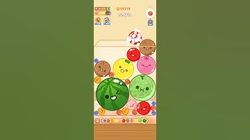 Side Tower 2 Watermelon Pop! Satisfying ASMR Fruit Drop Merge Melon Game #games #asmr #puzzlegame