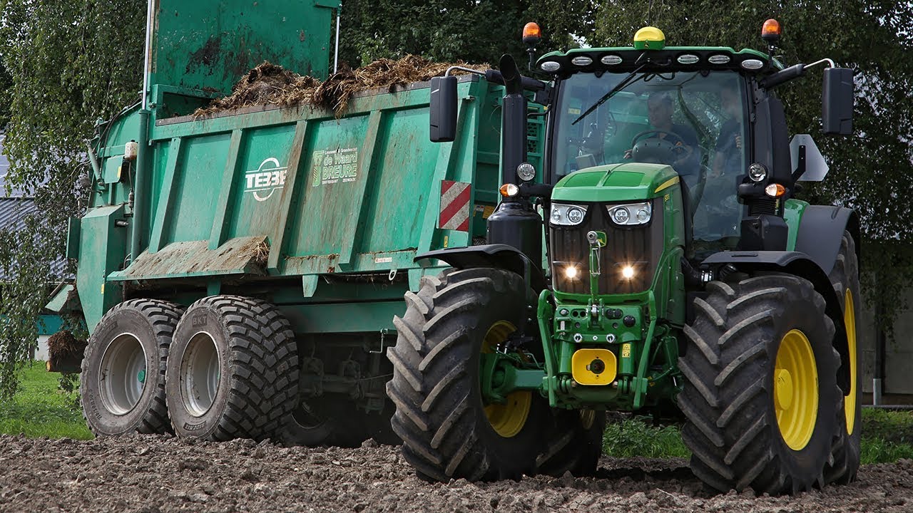 FarmVlog 314: Mist fahren mit dem TEBBE und Wiesen striegeln mit dem JOSKIN