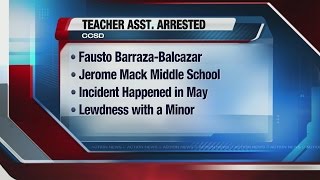 CCSD teacher assistant arrested for lewdness with child