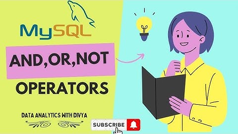 SQL Logical (AND,OR,NOT) Operators by Data Analytics with Divya #sql #mysql #dataanalytics #class