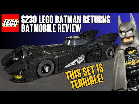REVIEW: $230 LEGO Batman Returns Batmobile Set 76355 (It's TERRIBLE!)