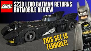 REVIEW: $230 LEGO Batman Returns Batmobile Set 76355 (It's TERRIBLE!)