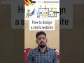 How to design a static website ? What are the necessary web pages in the static website ? Xan Yusuf