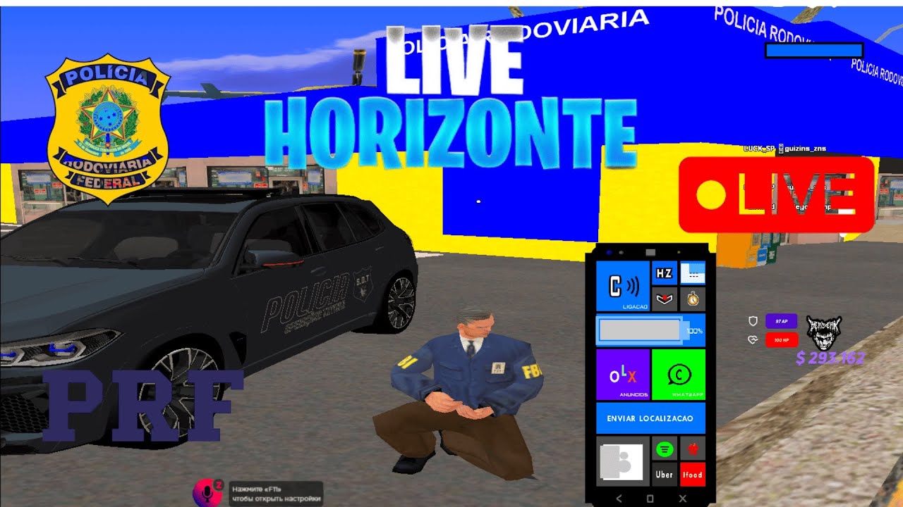 LIVE ON! JOGANDO HORIZONTE RP1 COM A PRF COLOCANDO ORDEM NA CIDADE !!