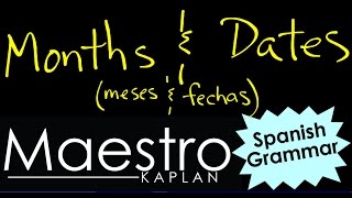 Months and Dates in Spanish (MESES y FECHAS)
