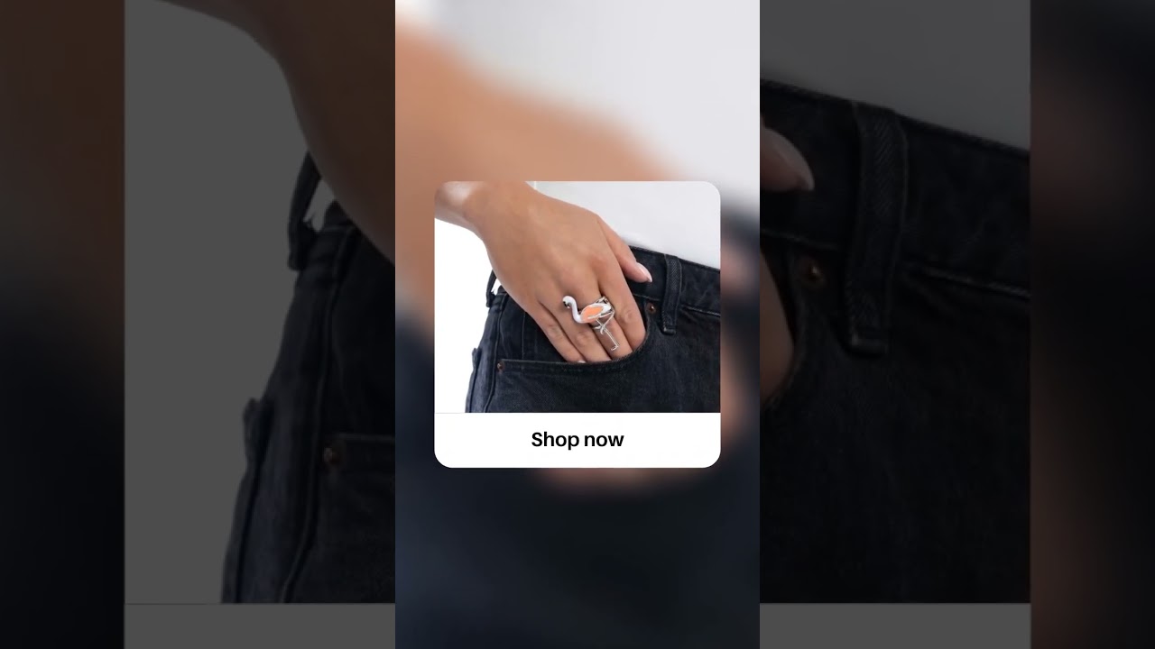 Flamingo Fantasy White Ring - Jewelry by Bretta