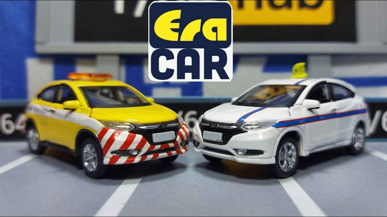 Era Car 1/64 Honda Vezel JP Road Patrol Car and JP Private Taxi