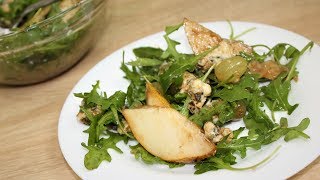 Изысканный салат с рукколой и грушей Изысканный салат с рукколой и грушей