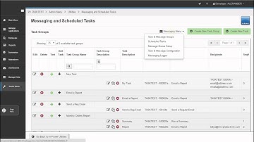 Messaging and Scheduled Task Utility: Output to Server