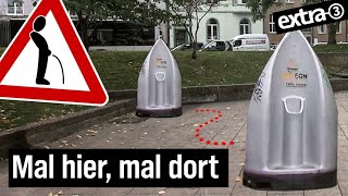 Realer Irrsinn: Das Wander-Urinal in Köln