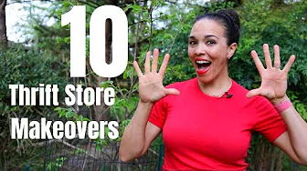 10 Thrift Store BEFORE and AFTER Makeovers! - Thrift Diving