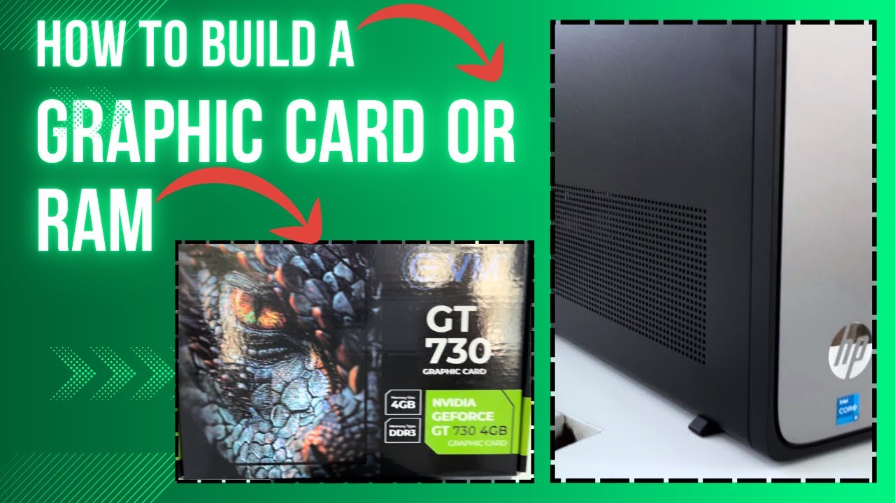 Add Ram To Gpu How to add ram or graphics card in hp tower desktop - YouTube
