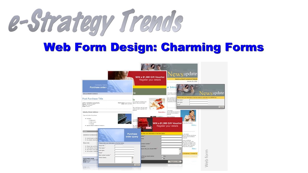 Web Form Design: Charming Forms - YouTube