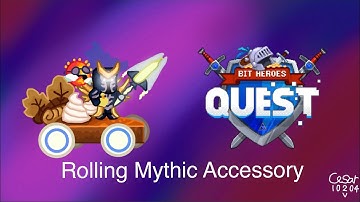 Rolling Mythic Accessory in Bit Heroes