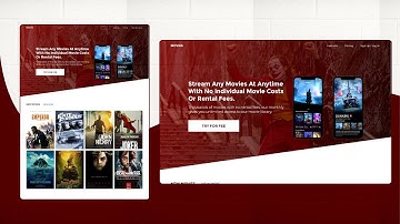 how to design and code a responsive movie website - part ( 1/3 )