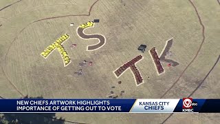 Crop art in Kansas City honors Taylor Swift, Travis Kelce relationship