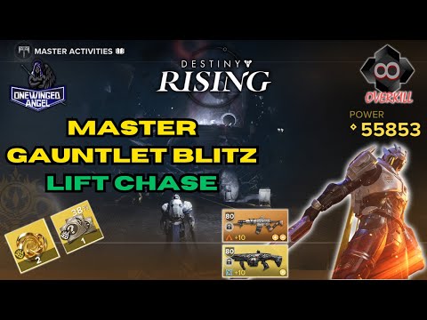 Destiny Rising Master Gauntlet Blitz Lift Chase Wolf Run Endgame Warm Up Before GMs
