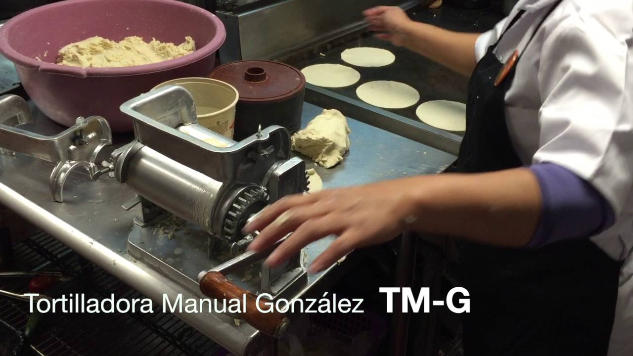 Disco Salón de clases Brújula Tortilladora Manual Gonzalez TM-G - YouTube