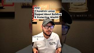 POV: Kendrick explains how the wealthy use life insurance 💰 #rap #reels #finance #kendricklamar