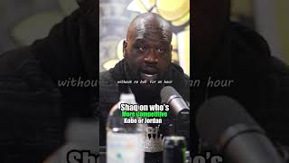 Why Shaq thinks Kobe is more Competitive then Jordan…🤔🏀#drinkchamps #kobe #shaq