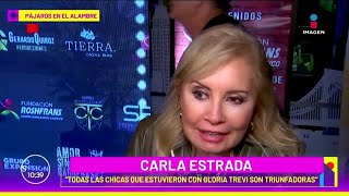 Carla Estrada reacciona a la POLÉMICA que la bioserie de Gloria Trevi ha generado | Sale el Sol