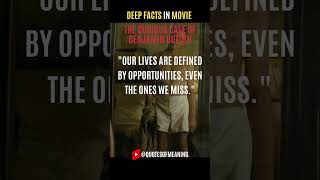 The Curious Case of Benjamin Button Deep Facts #shorts #facts #film #quotes #benjaminbutton