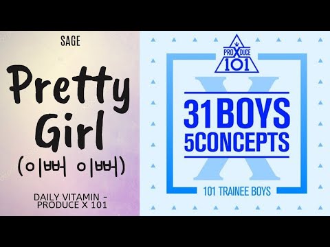 [COVER] Pretty Girl (이뻐 이뻐) - Crayon (크레파스) [PRODUCE X 101] by SAGE