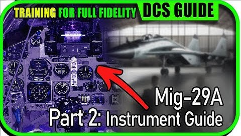 DCS World: Mig-29 Guide & Tutorial Part 2, Start-up & Cockpit instruments