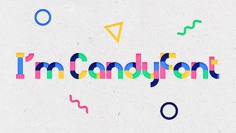 Design a color font in Adobe Illustrator #timelapse by Daniel Hosoya