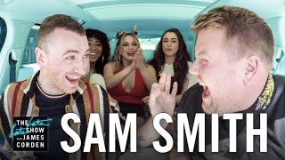 Video thumbnail of "Carpool Karaoke w/ Sam Smith ft. Fifth Harmony"