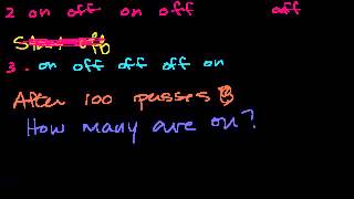 01   Brain teasers   07   Light bulb switching brain teaser
