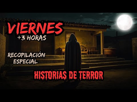 ESPECIAL VIERNES 13 Historias de TERROR Reales para Dormir con Sonido de Lluvia | Relatos de Horror