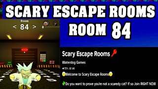 ROOM 84 SCARY ESCAPE ROOMS Roblox Walkthrough [Full Guide English] 🗝️