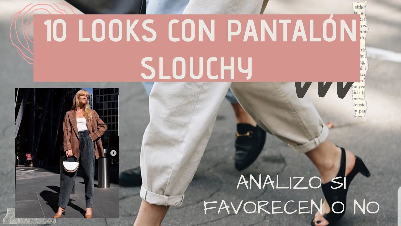 ❤10 LOOKS* CON SLOUCHY Jeans👖ZARA Y BERSHKA cómo combinar slouchy😉 -  YouTube