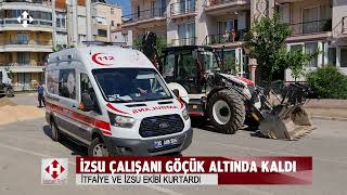 İzsu Çalışanı, Göçük Altında Kaldı