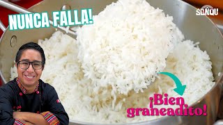 Cómo hacer ARROZ BLANCO Graneadito: El secreto para que te salga PERFECTO 🍚🇵🇪
