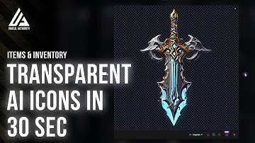 Make Transparent Fantasy Inventory Icons with AI in 30 seconds