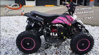 Mini Quad Kinder Quad Scorpion 49Cc Van Motorpromo