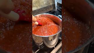 SALSA CANNING DAY #salsa #canning #youtuber #family #homemade #viral #shorts #shortfeed #virlshorts