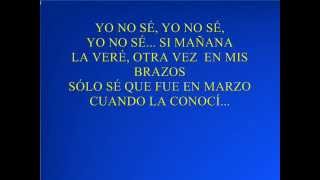 Juan Gabriel Sólo Sé Que Fue en Marzo chords