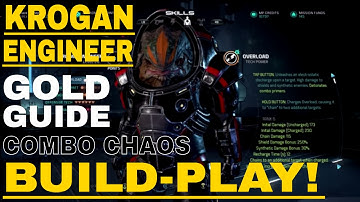Andromeda MP: LVL 20X Gold - KROGAN ENGINEER - (Build, Guide, Gameplay Com) THEY HAVE A HYDRA!!!