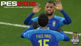 Pes 2018 Beta Ps4 - France Vs Brazil Gameplay Review