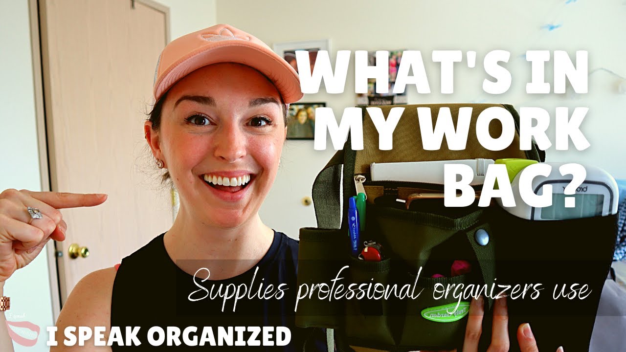 WHAT’S IN MY BAG 2021 SUPPLIES PROFESSIONAL ORGANIZERS USE YouTube