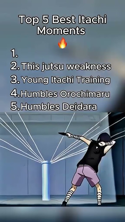 top 5 best Itachi moments